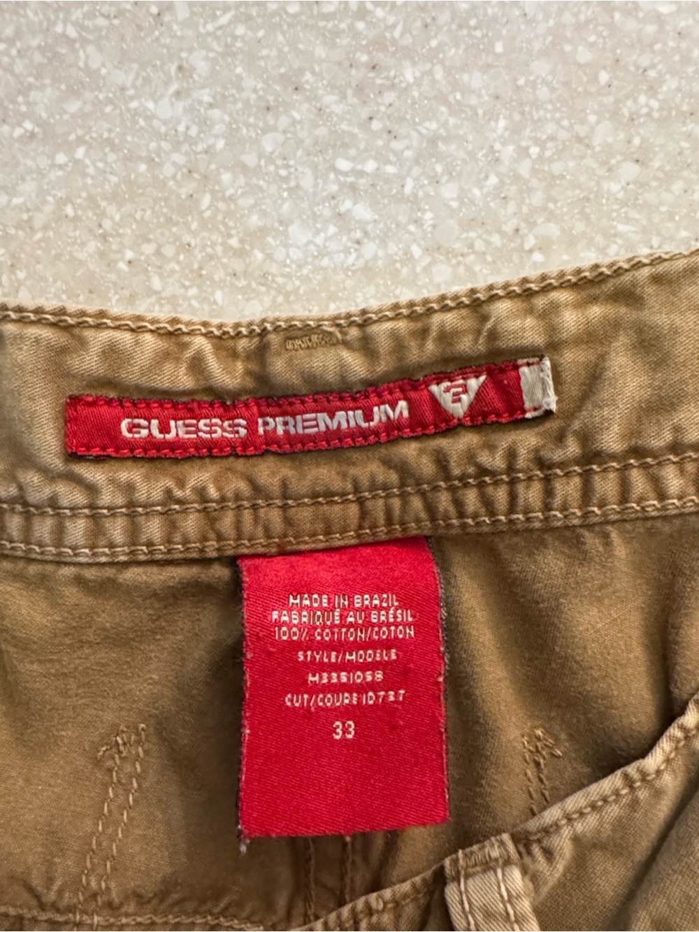 Y2K Guess Men’s Pants 32/30 Tan